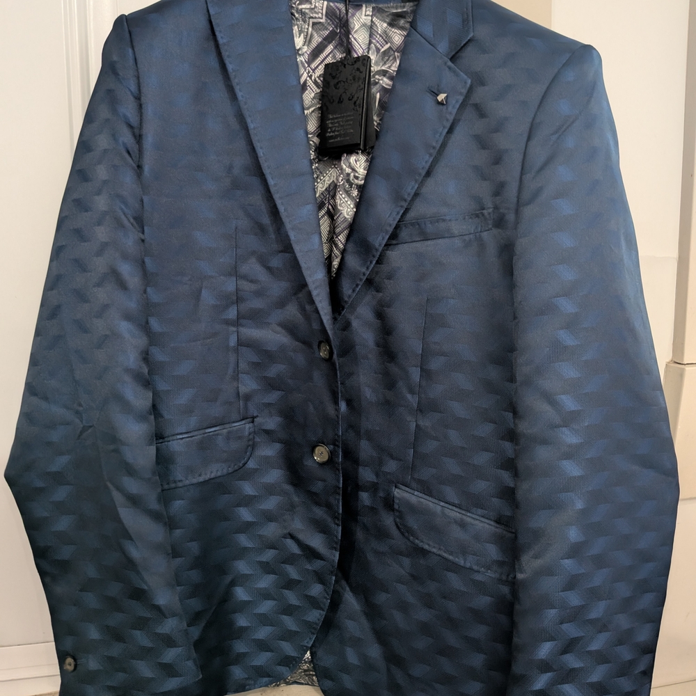 Ted Baker Textured Blue Blazer